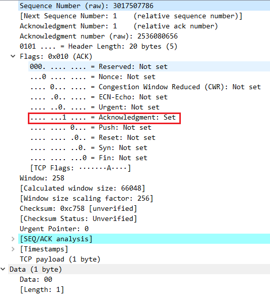 tcp keepalive探测包